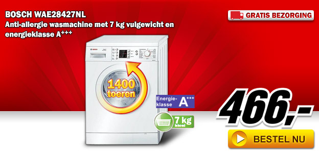 Media Markt - Bosch WAE28427NL 7KG wasmachine A+++