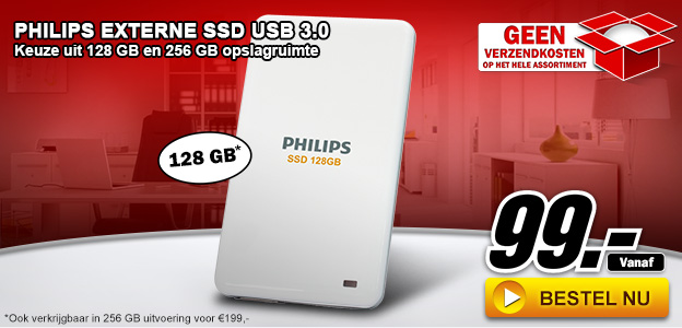 Media Markt - Philips Externe SSD 128GB/256GB USB 3.0