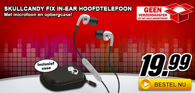 Media Markt - Skullcandy Fix In-Ear hoofdtelefoon