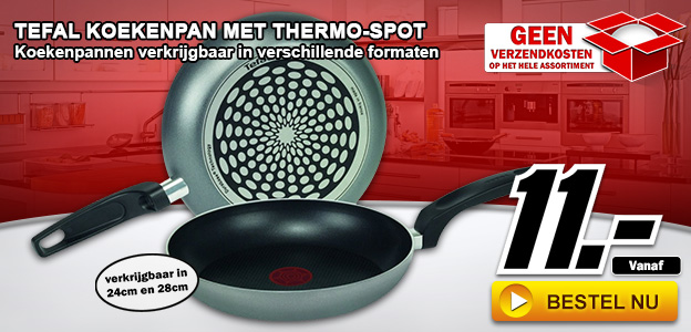 Media Markt - Tefal koekenpan met thermo-spot