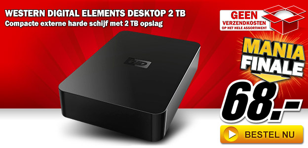 Media Markt - Western Digital Elements Desktop harde schijf 2 TB