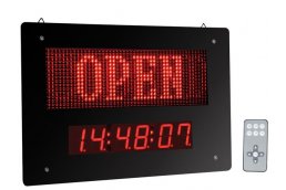 Nice Deals - Open / Dicht Led Paneel Met Klok