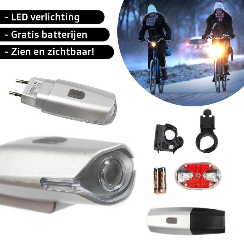 One Day For Ladies - Fiets verlichting set