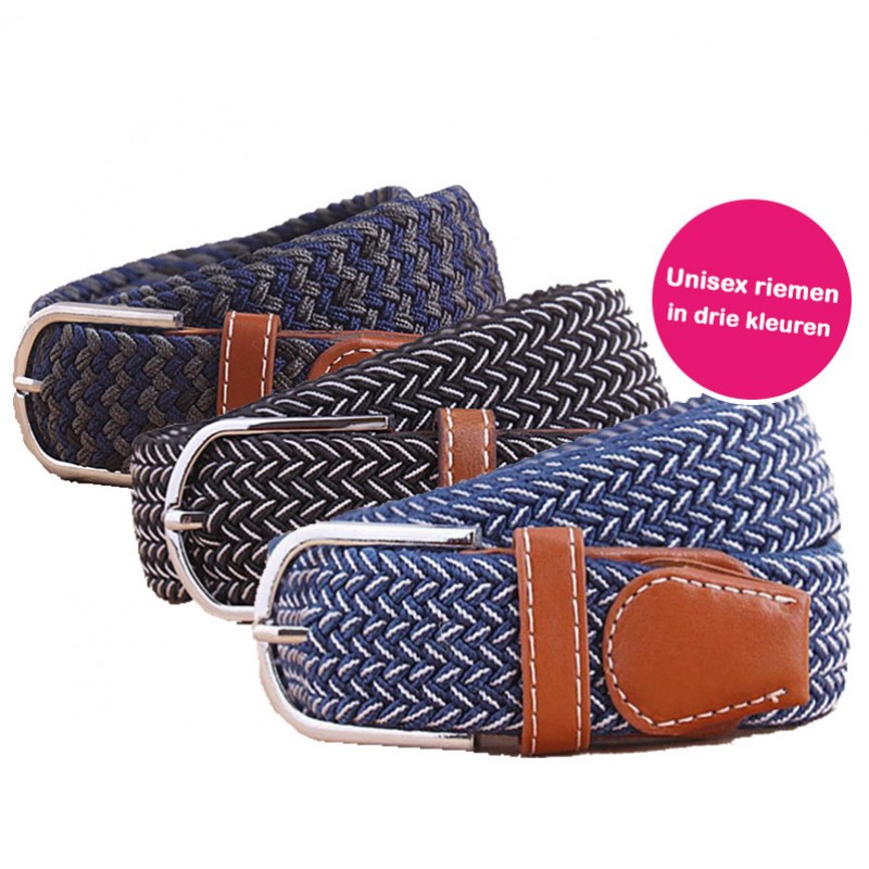 One Day For Ladies - Geweven unisex riemen One Day For Ladies - Geweven unisex riemen