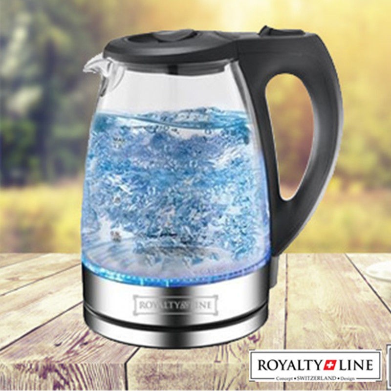One Day For Ladies - Royalty Waterkoker met led van glas One Day For Ladies - Royalty Waterkoker met led van glas