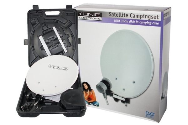 One Day Price - Camping satellietset met 35cm schotel