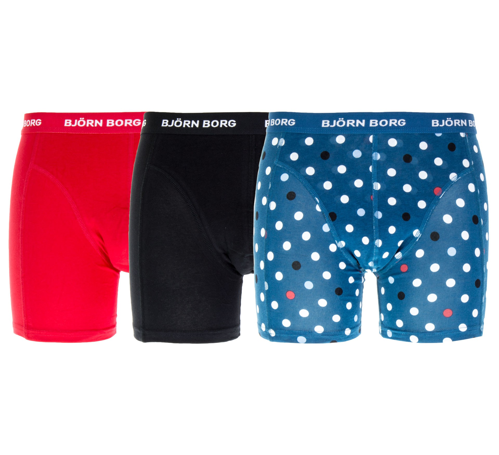 Plutosport - Björn Borg Contrast Boxershorts (3-pack)