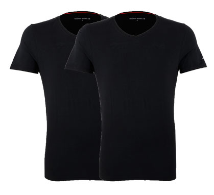 Plutosport - Björn Borg V-hals T-shirt Heren (2-Pack) (Vaderdag)