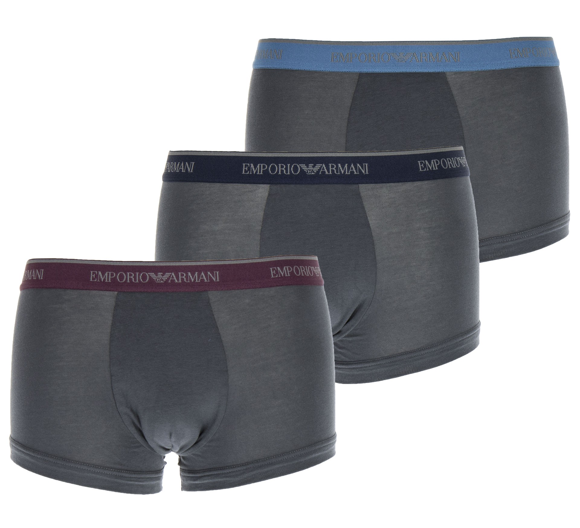 Plutosport - Emporio Armani Trunk Boxershorts (3-Pack)