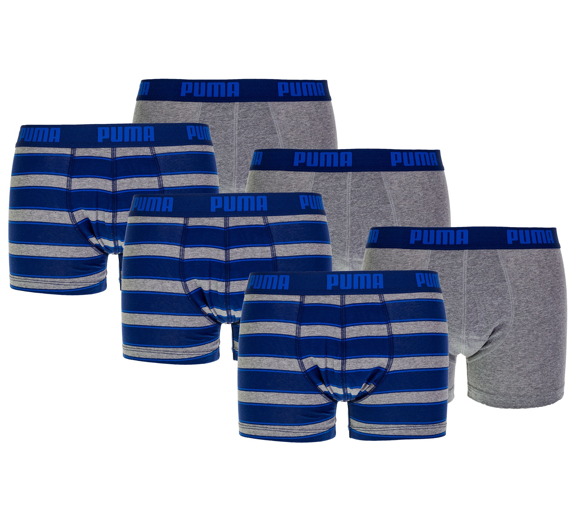 Plutosport - Puma Rugby Stripe Boxershorts (6-pack)