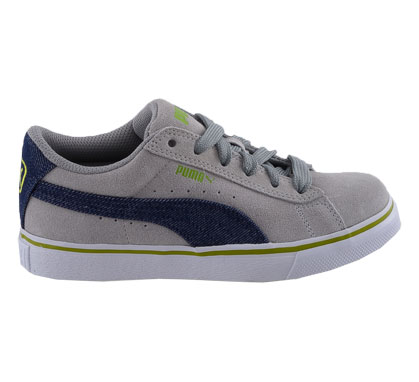 Plutosport - Puma S Denim Sneaker Junior