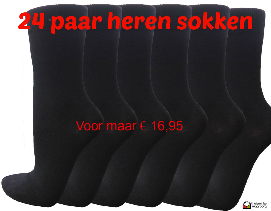 Seal de Deal - 24 paar heren sokken