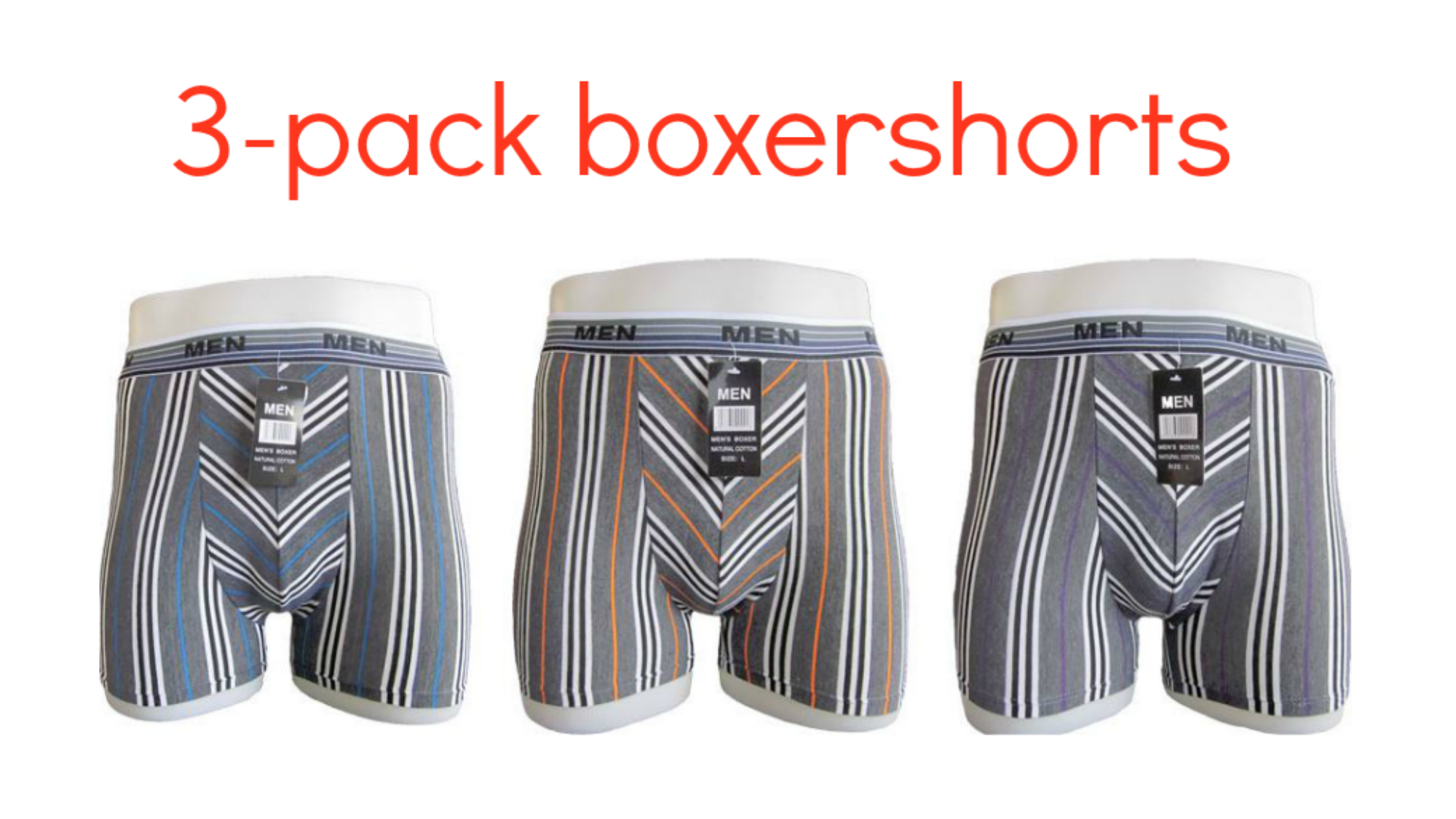 Seal de Deal - 3x herenboxershorts