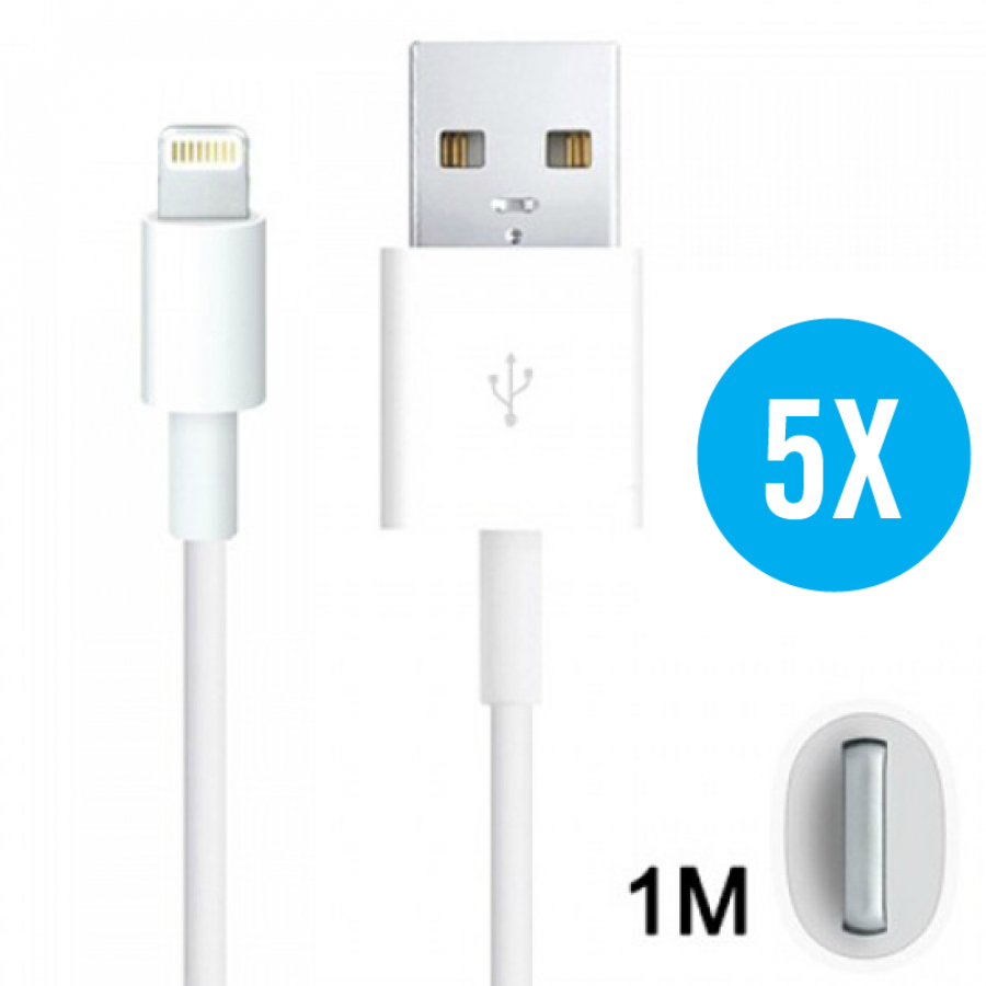 Seal de Deal - 5 Pack 8-Pin to USB kabel