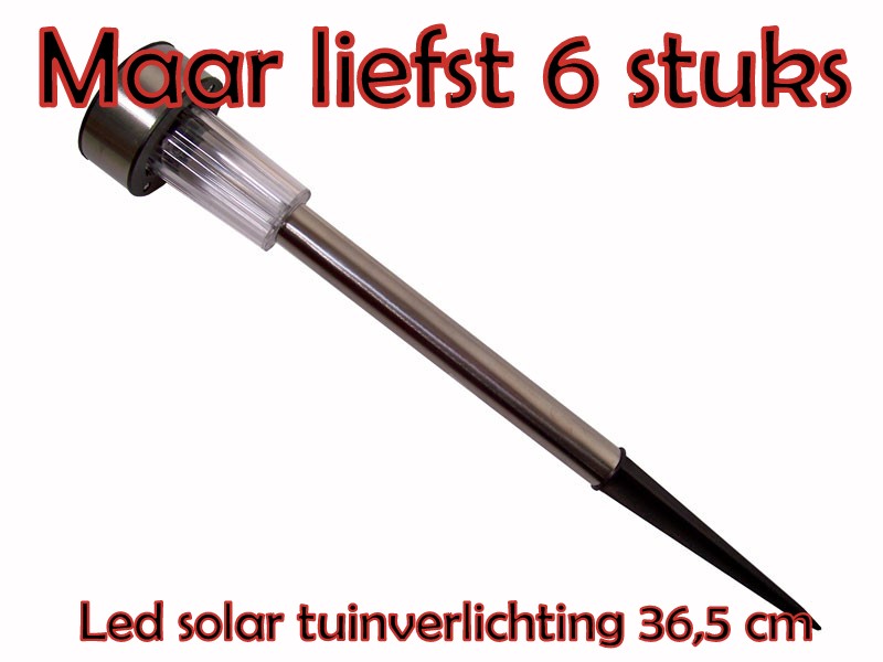 Seal de Deal - 6 x Solar Led tuinlampen