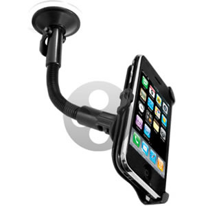 Seal de Deal - Autohouder geschikt voor de iPhone 4 S incl. Gooseneck.