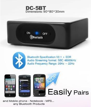 Seal de Deal - DC-5BT Draadloze Bluetooth Audio Ontvanger