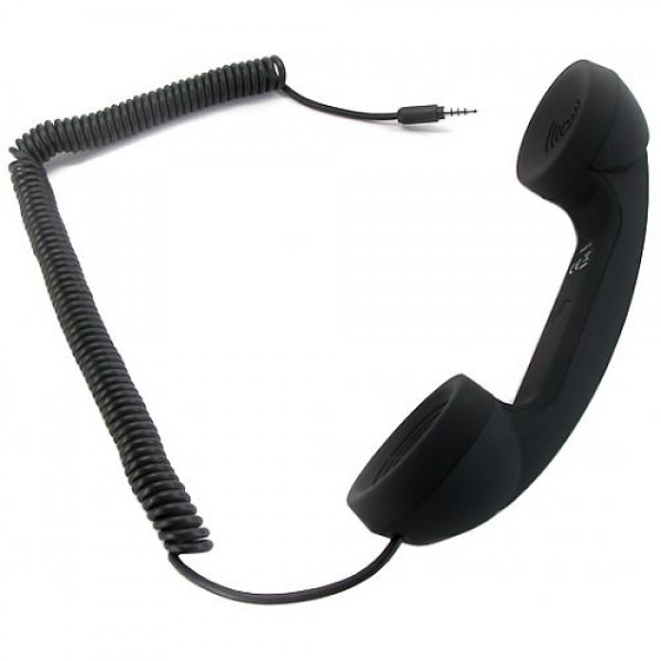 Seal de Deal - Retro telefoonhoorn zwart