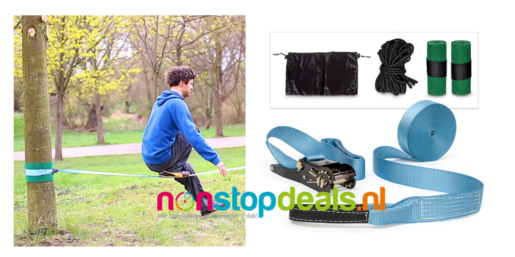 Seal de Deal - Slackline Set 15m