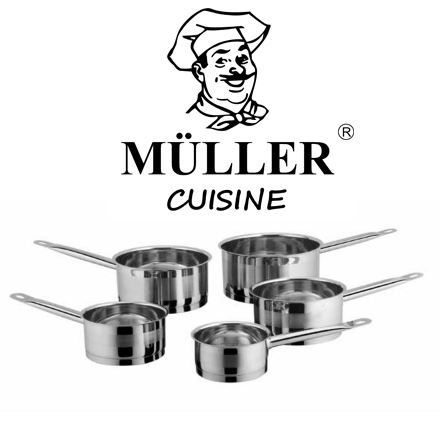 Spullen.nl - Muller Cuisine 5 delige Fishner Saucepannen Spullen.nl - Muller Cuisine 5 delige Fishner Saucepannen