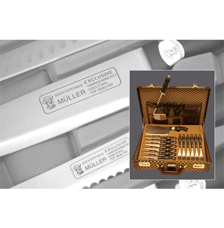 Spullen.nl - Muller Cuisine Profiline 32 delige Messenset in design case