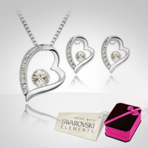 Super Dagdeal - Prachtige Swarovski Elements sieraden set [inclusief verzendkosten]