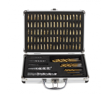 VidaXL - Boor en bit set 135-delig met koffer