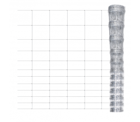 VidaXL - Hek verzinkt 50 m x 150 cm