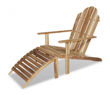 VidaXL - vidaXL Teak Adirondack stoel