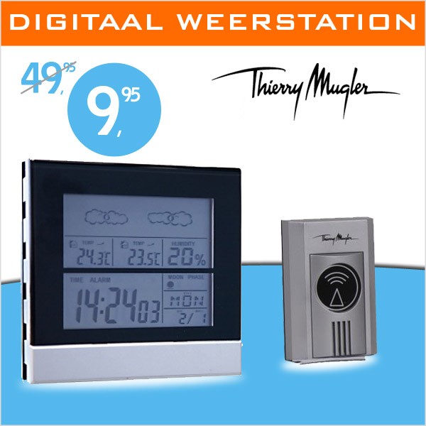 vsdeal.com - Design weerstation van Thierry Mugler