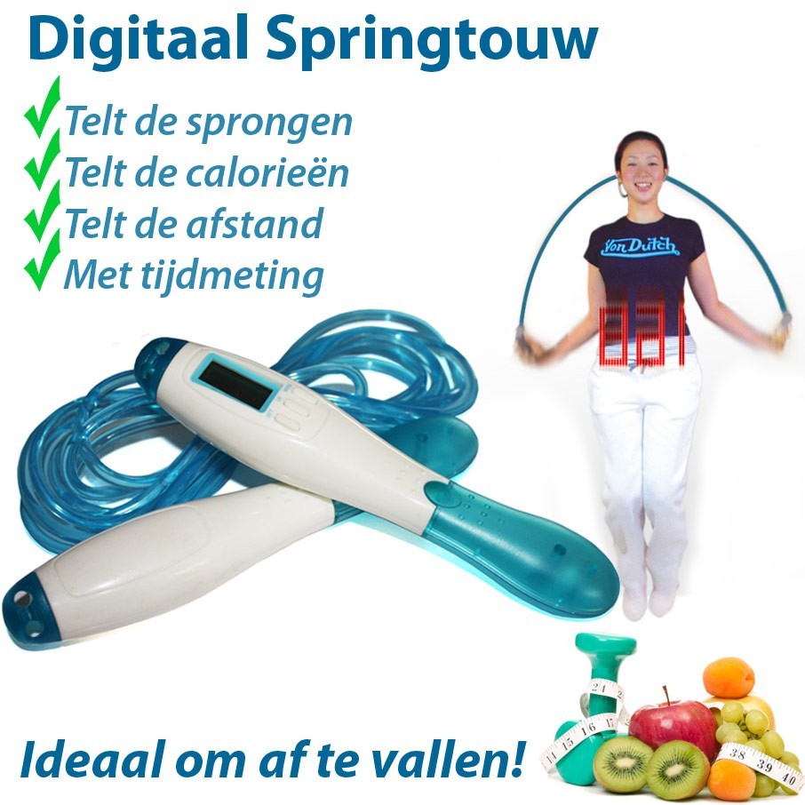 vsdeal.com - Digitale Jump Rope met LCD Scherm. Uitdagend en ideaal om af te vallen ...