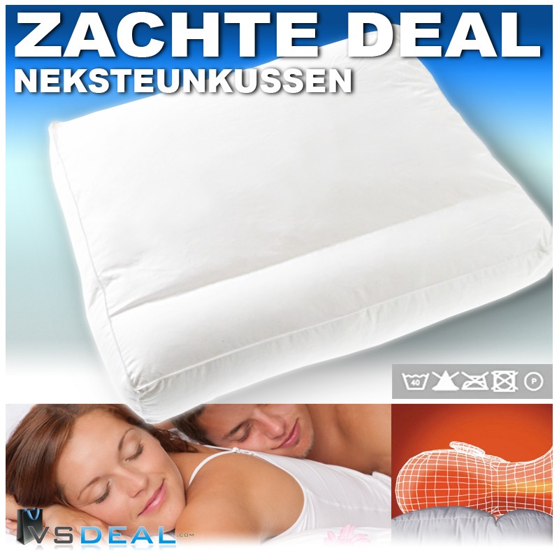 vsdeal.com - Kussen met neksteun voor de ideale ondersteuning in de nacht OP=OP vsdeal.com - Kussen met neksteun voor de ideale ondersteuning in de nacht OP=OP
