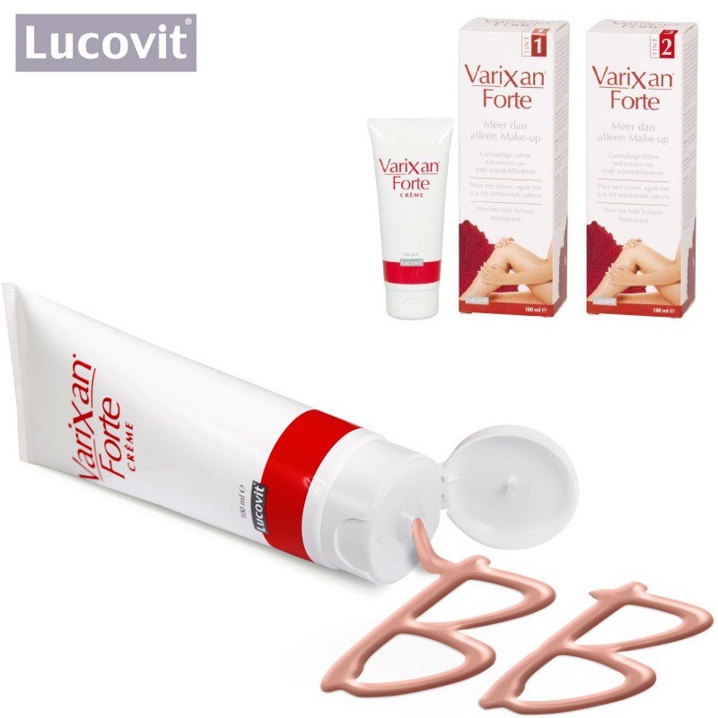 vsdeal.com - Lucovit Varixan Forte Creme in 2 Tinten. Voor egale en mooie benen!