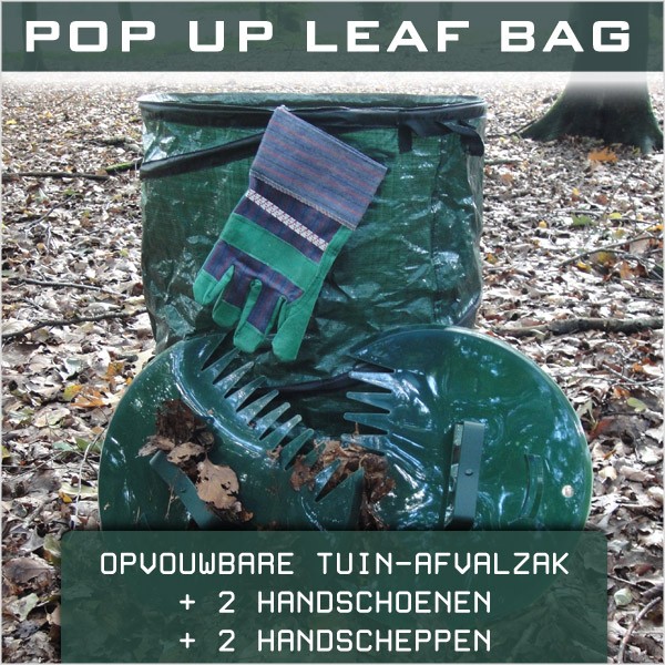 vsdeal.com - POP UP LEAF BAG + Gratis handschoenen + Gratis scheppen