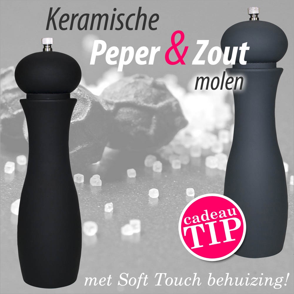 vsdeal.com - Professionele Retro Keramische Peper of Zoutmolen