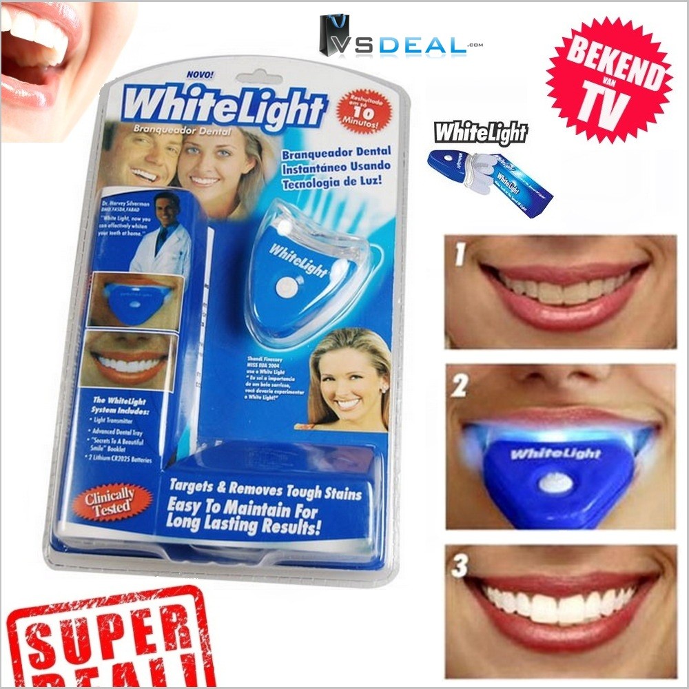 vsdeal.com - White Light tandenbleekset OPRUIMING!! VakantieTip!