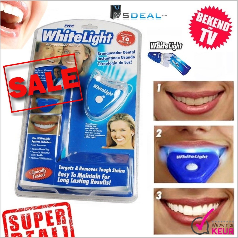 vsdeal.com - White Light tandenbleekset VakantieTip!