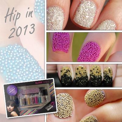 Waat? - 10-delige Caviar Pearls Nail Art Set