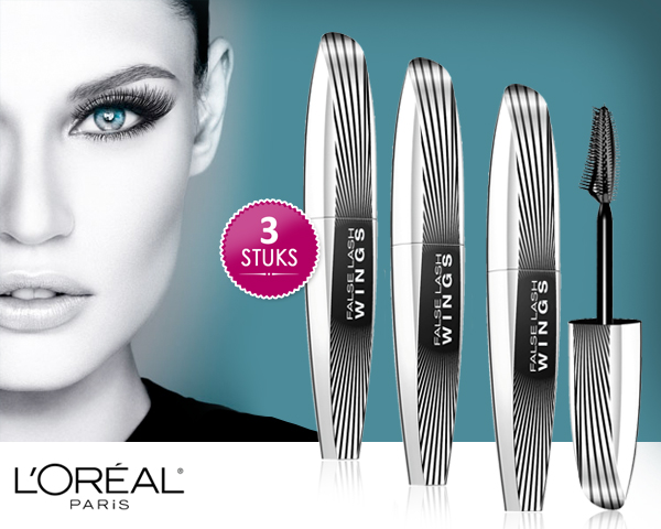 Waat? - 3-​pack l'oreal false lash wings mascara