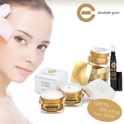 Waat? - 5 top producten van Elizabeth Grant met een gratis gezichtsepilator t.w.v. €59.95