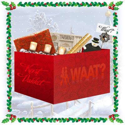 Waat? - 53-delig WAAT-Kerstverrassingspakket voor de mooiste kersttafel