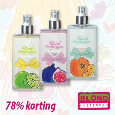 Waat? - Blond Amsterdam relaxing body mist (keuze uit set van 3 en set van 6)