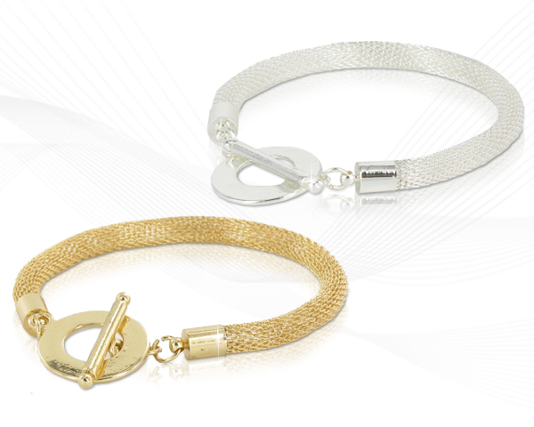 Waat? - Elegante gouden en zilveren armband