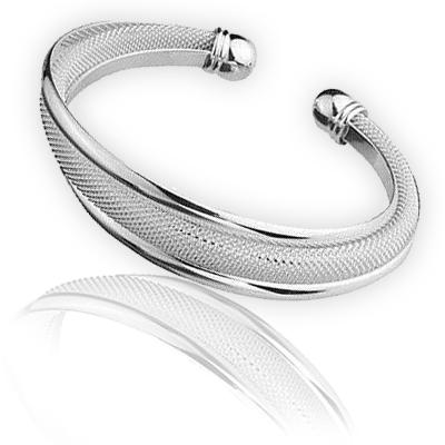 Waat? - Elegante verzilverde armband