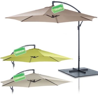 Waat? - Hangparasol (3meter) in 3 kleuren