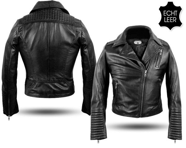 Waat? - Leren biker jack