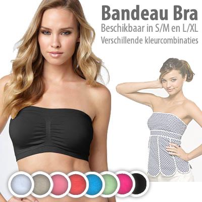 Waat? - Nieuwe zomer kleuren! Bandeau Bra in 7 verschillende kleuren (set van 3 stuks)