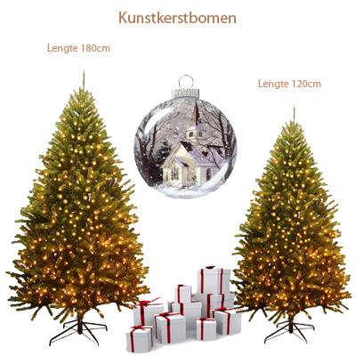 Waat? - Prachtige kunstkerstboom met verlichting (keuze uit 2 maten)‏