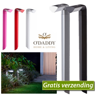 Waat? - Set van 2 LED tuinlampen op zonne-energie