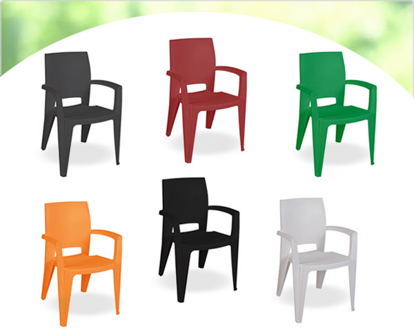 Waat? - Set van 2 mooie tuinstoelen in 6 kleuren